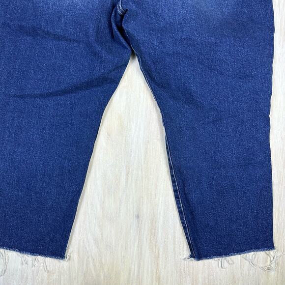 Torrid Feel The Fit Button Fly High Rise Distressed Frayed Denim Jeans Plus 22S - Picture 9 of 16